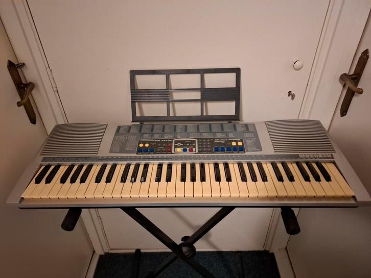 Bontempi PM 662 Keyboard met Standaard, Muziek en Instrumenten, Keyboards, Gebruikt, 61 toetsen, Overige merken, Met standaard