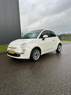 Fiat 500C Cabrio | Uniek wit interieur & goed onderhouden, Auto's, Voorwielaandrijving, 4 cilinders, Wit, Handgeschakeld