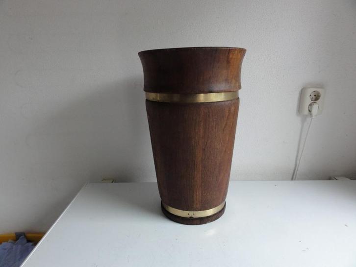 Paraplubak, hout, rond, ouderwets, Antiek en Kunst, Curiosa en Brocante, Ophalen of Verzenden