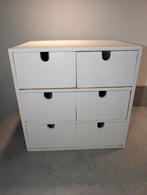 Ikea Moppe ladekastje wit geverfd, Ophalen, Minder dan 50 cm, Gebruikt, 5 laden of meer