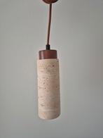Chique hanglampen travertijn hout nordic modern nieuw 2 x, Huis en Inrichting, Lampen | Hanglampen, Ophalen of Verzenden, Nieuw