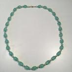 Mooie zgan mint kleur kralen ketting., Ophalen of Verzenden, Zo goed als nieuw, Groen, Overige materialen