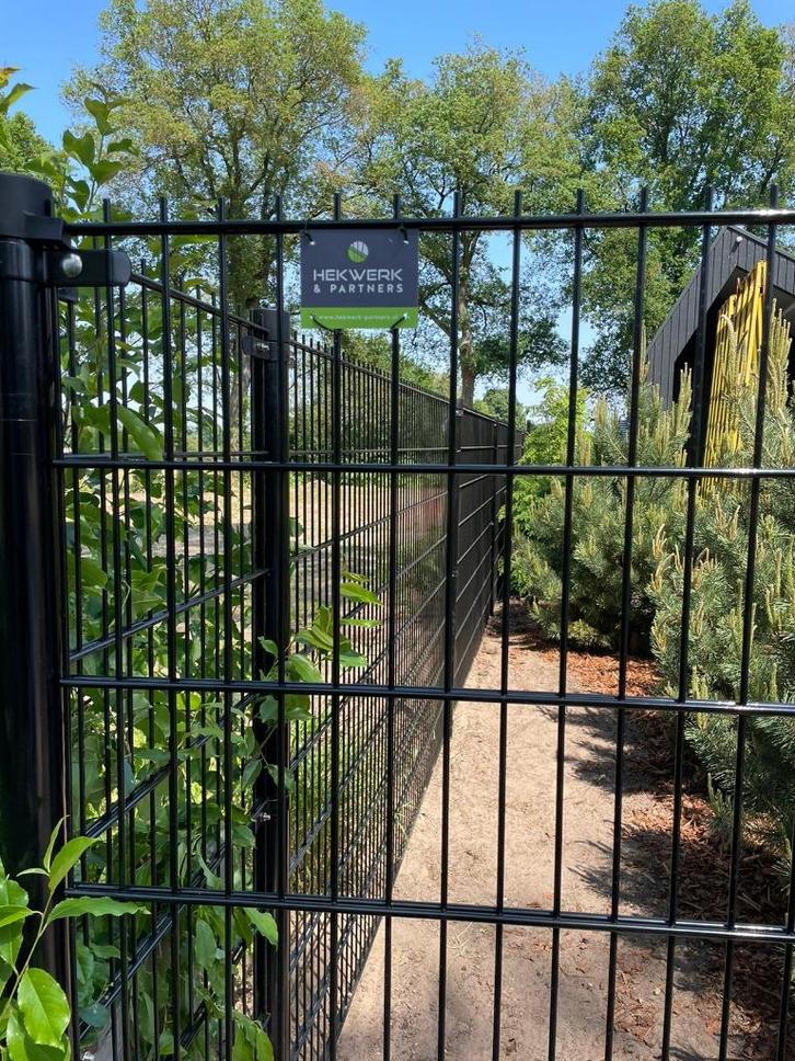 50 meter dubbelstaafmat 203cm Degelijke 8/6/8 Groen B-keus, Tuin en Terras, Tuinhekken en Hekwerk, Nieuw, Dubbelstaafmat hekwerk