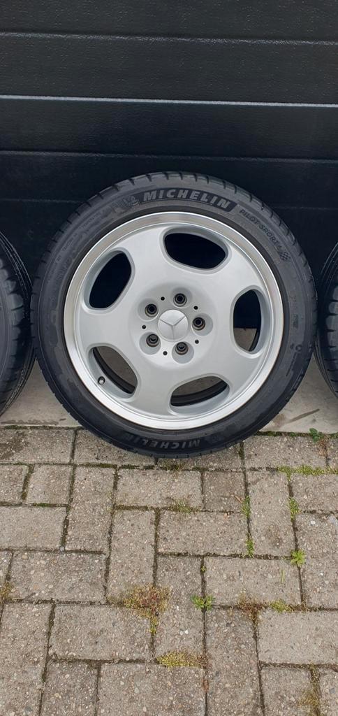 Orginele 17" Mercedes monoblock AMG-style velgen, Auto-onderdelen, Banden en Velgen, Zomerbanden, 17 inch, 225 mm, Gebruikt, Ophalen