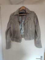 Leren biker jack goosecraft, Verzenden, Zo goed als nieuw, Maat 38/40 (M), Grijs