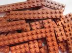 nr. 6436, 40 bruine platte plaatjes, 2 nop br. Verzenden kan, Ophalen, Zo goed als nieuw, Complete set, Lego
