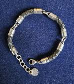 TI SENTO zilveren (925) met LEER bedelarmband / armband, Sieraden, Tassen en Uiterlijk, Armbanden, Ophalen, Zo goed als nieuw