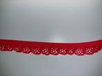 Rood rekbaar kant / band, ., Nieuw, Kant, Ophalen of Verzenden