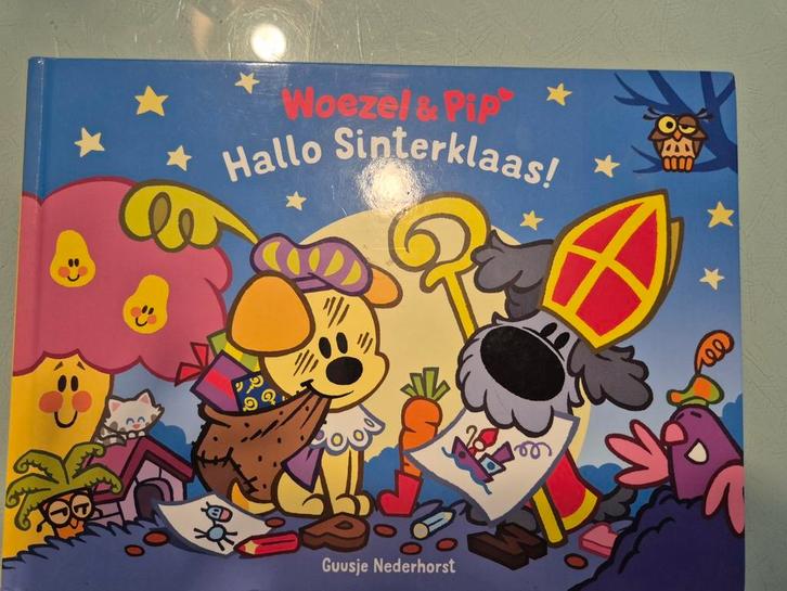 Voorleesboek Woezel & Pip, Hallo Sinterklaas!, Diversen, Sinterklaas, Zo goed als nieuw, Ophalen of Verzenden