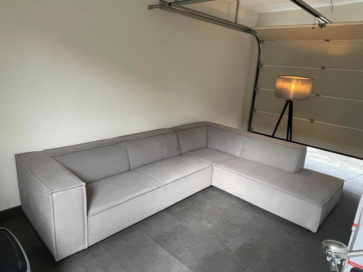 Hoekbank By Sidde Sommer, Huis en Inrichting, Banken | Complete zithoeken, Zo goed als nieuw, Stof, Ophalen of Verzenden