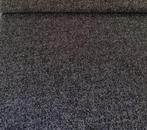 Kvadrat Tonica 2 182 donkergrijs; 6x restant meubelstoffen, Wol, 120 cm of meer, Ophalen of Verzenden, Grijs
