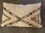 Marokkaans kussen sierkussen, Huis en Inrichting, Woonaccessoires | Kussens, Ophalen, Gebruikt, Beige, Rechthoekig