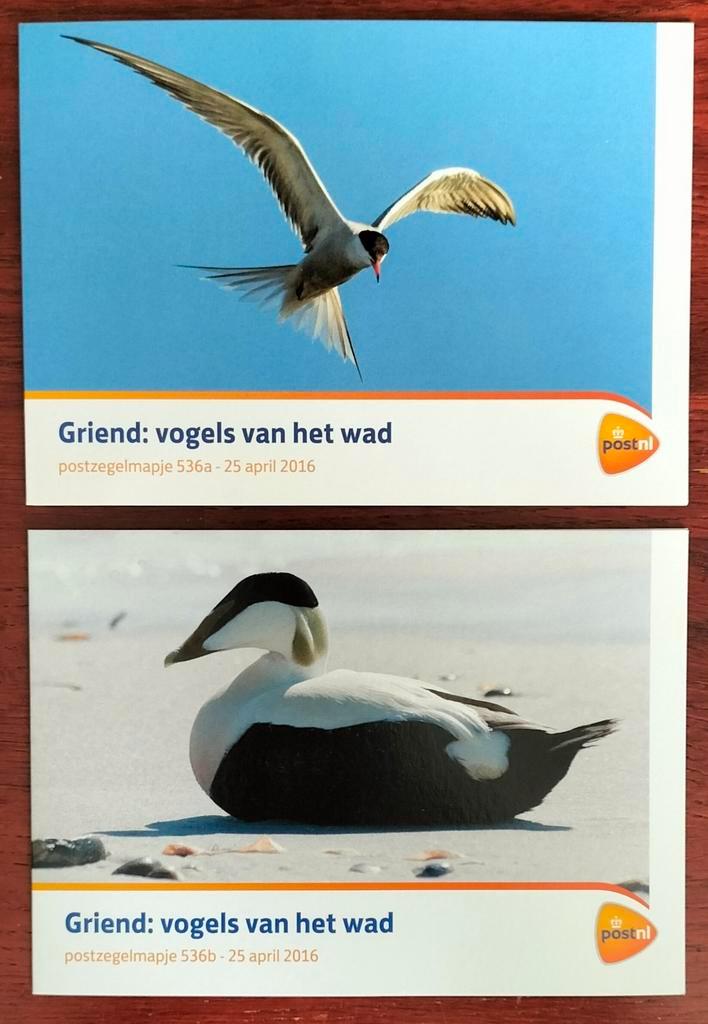 2016 Postzegelmapjes Vogels van het Wad Postfris., Postzegels en Munten, Postzegels | Nederland, Postfris, Verzenden