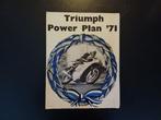 TRIUMPH Power Plan ’71 brochure folder origineel NL, Ophalen of Verzenden, Triumph