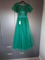 Groene lange jurk, Kleding | Dames, Gelegenheidskleding, Galajurk, Nieuw, Ophalen of Verzenden, Onbekend