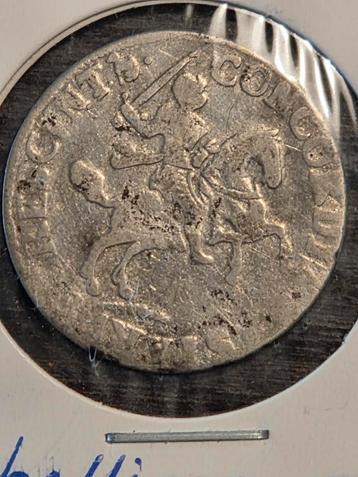 Zilveren Rijder 1690,- ,6 stuivers. beschikbaar voor biedingen