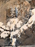 Prachtig canvas schilderij, grijs met wit, Ophalen of Verzenden