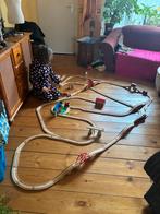 Houten treinbaan met treintjes en thomas de trein, Kinderen en Baby's, Speelgoed | Thomas de Trein, Ophalen, Gebruikt