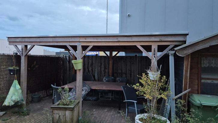 Houten Overkapping - Veranda, Tuin en Terras, Overkappingen, Gebruikt, Veranda, Ophalen