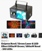 Enipeus Rood/ Groen Laser &LED BeamZ, Ophalen of Verzenden, Zo goed als nieuw, Laser