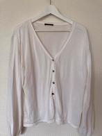 GIULIA e TU Roomwit Fijn Gebreid Vestje maat 44, Kleding | Dames, Verzenden, Zo goed als nieuw, Maat 42/44 (L), Wit