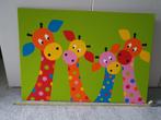 Schilderij giraffen, Kinderen en Baby's, Wanddecoratie, Zo goed als nieuw, Ophalen