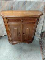 Klein donker eiken kastje/tv meubel, Huis en Inrichting, Gebruikt, Eikenhout, Met deur(en), 50 tot 100 cm