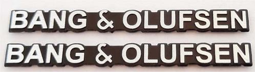 Bang & Olufsen Aluminium plaatje set, Auto diversen, Autostickers, Verzenden