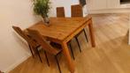 Eetkamertafel Massief Grenen, Huis en Inrichting, Ophalen, Gebruikt, 100 tot 150 cm, 50 tot 100 cm
