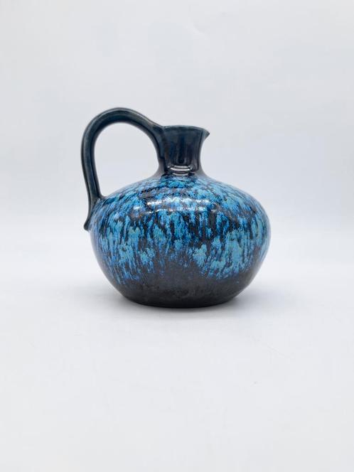 Vintage West Germany vaas Walter Gerhards Blauw, Antiek en Kunst, Antiek | Vazen, Ophalen of Verzenden