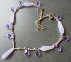 handwerk prachtige ketting, Met edelsteen, Verzenden, Paars, Nieuw