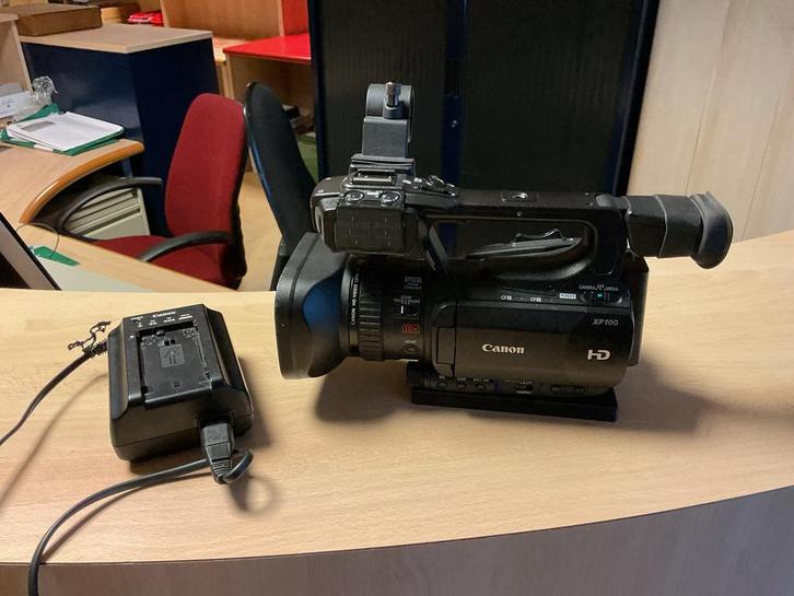 Canon XF100 Videocamera - Professioneel!, Audio, Tv en Foto, Videocamera's Digitaal, Gebruikt, Camera, Geheugenkaart, Canon, 8 tot 20x