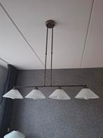 Verstelbare Hanglamp met Lampjes, Huis en Inrichting, Lampen | Hanglampen, Ophalen, Gebruikt, Glas, 75 cm of meer