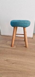 Krukje met groene gehaakte hoes, 1 kruk, Ophalen, Zo goed als nieuw, 60 tot 90 cm
