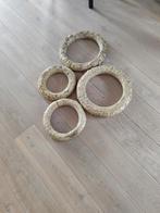 Gebruikte stro kransen om nieuwe kerst decoratie op te maken, Ophalen of Verzenden, Zo goed als nieuw