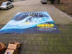 Meg 2 filmbanner poster 5x6 mtr origineel 35 euro, Ophalen of Verzenden, Zo goed als nieuw, Poster