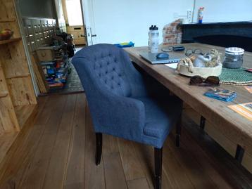 6 gratis Bocx eetkamerstoelen (blauw, denim-achtige kleur)