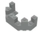 Lego Castle Stenen 1x Turret Licht Grijs 6066, Kinderen en Baby's, Speelgoed | Duplo en Lego, Ophalen of Verzenden, Lego, Zo goed als nieuw