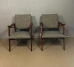 Vintage fauteuil, Ophalen, Hout, Minder dan 75 cm, Vintage