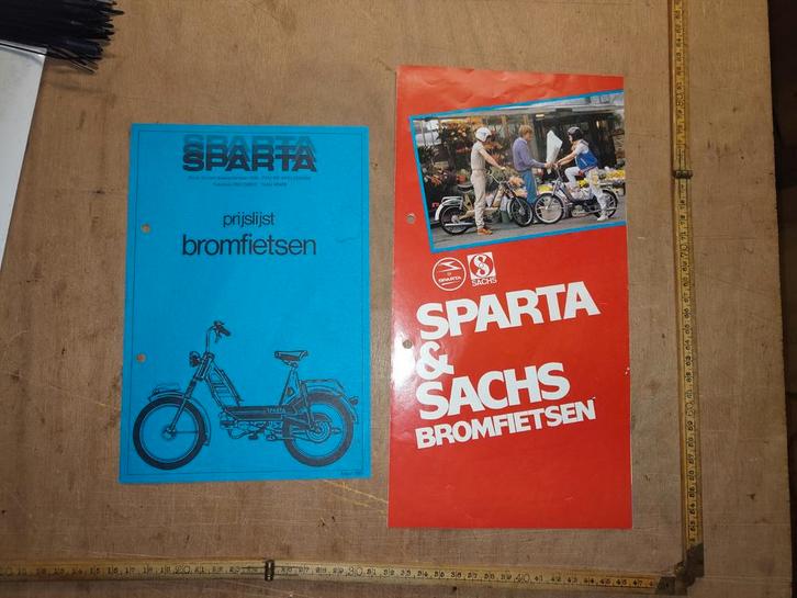 Sparta, Sachs folder met prijslijst '81, Fietsen en Brommers, Handleidingen en Instructieboekjes, Gebruikt, Ophalen of Verzenden