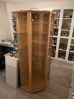 Vitrinekast hoek vitrine, Huis en Inrichting, Kasten | Vitrinekasten, Ophalen, 50 tot 100 cm, Glas, 150 tot 200 cm