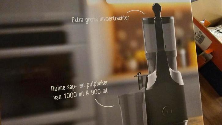 Cook-it Slowjuicer XL - Nieuw in doos!, Witgoed en Apparatuur, Juicers, Ophalen of Verzenden