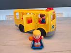 Little People Schoolbus met 3 Poppetjes, Ophalen of Verzenden, Gebruikt, Jongen of Meisje