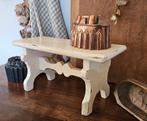 APART oud houten voetenbankje /opstapje vensterbankje krukje, Huis en Inrichting, Krukjes, Ophalen of Verzenden, Zo goed als nieuw