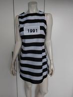 Boeven jurkje met mutsje maat 36, Ophalen of Verzenden, Zo goed als nieuw, Maat 36 (S), Carnaval