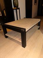 Salontafel Hout & Staal te koop (110x70x40), Ophalen, 100 tot 150 cm, 50 tot 100 cm, Zo goed als nieuw