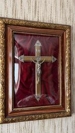 Oud Kruisbeeld met Jezus in Lijst, Ophalen of Verzenden