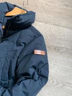 Donkerblauwe Moscow jas., Ophalen, Gedragen, Maat 38/40 (M), Blauw