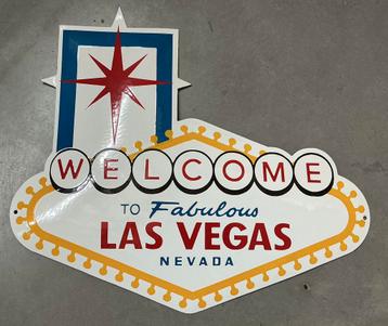 Emaille bord LAS VEGAS NEVADA beschikbaar voor biedingen