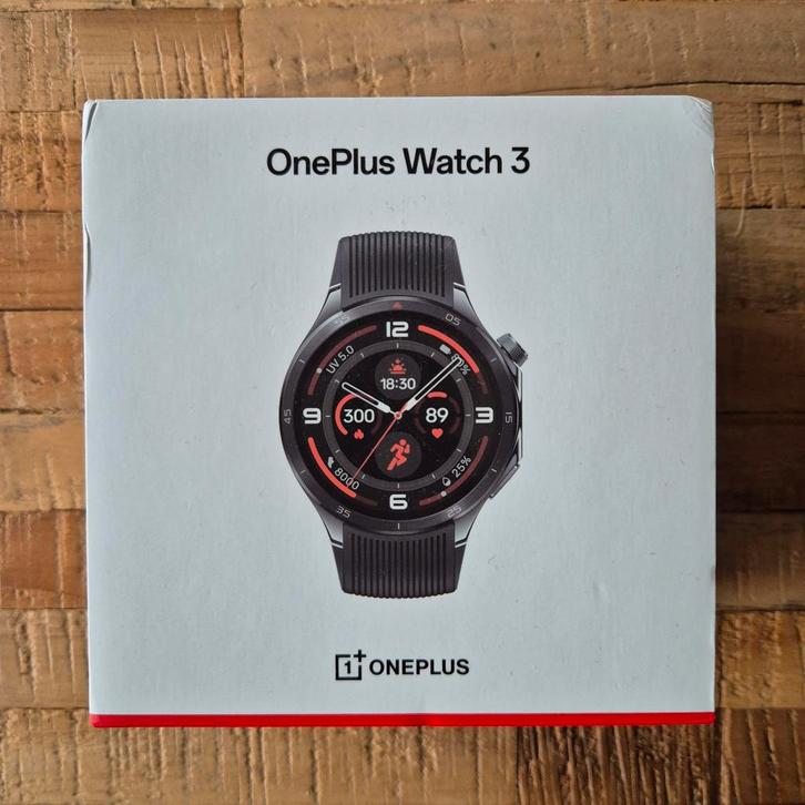 OnePlus Watch 3, zwart, in nieuwstaat, Sieraden, Tassen en Uiterlijk, Smartwatches, Nieuw, Android, Zwart, Afstand, Calorieverbanding